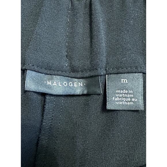 Halogen Pull On Pants Side Pockets Wide Leg Breathable Lightweight Black M NWT - Picture 8 of 9